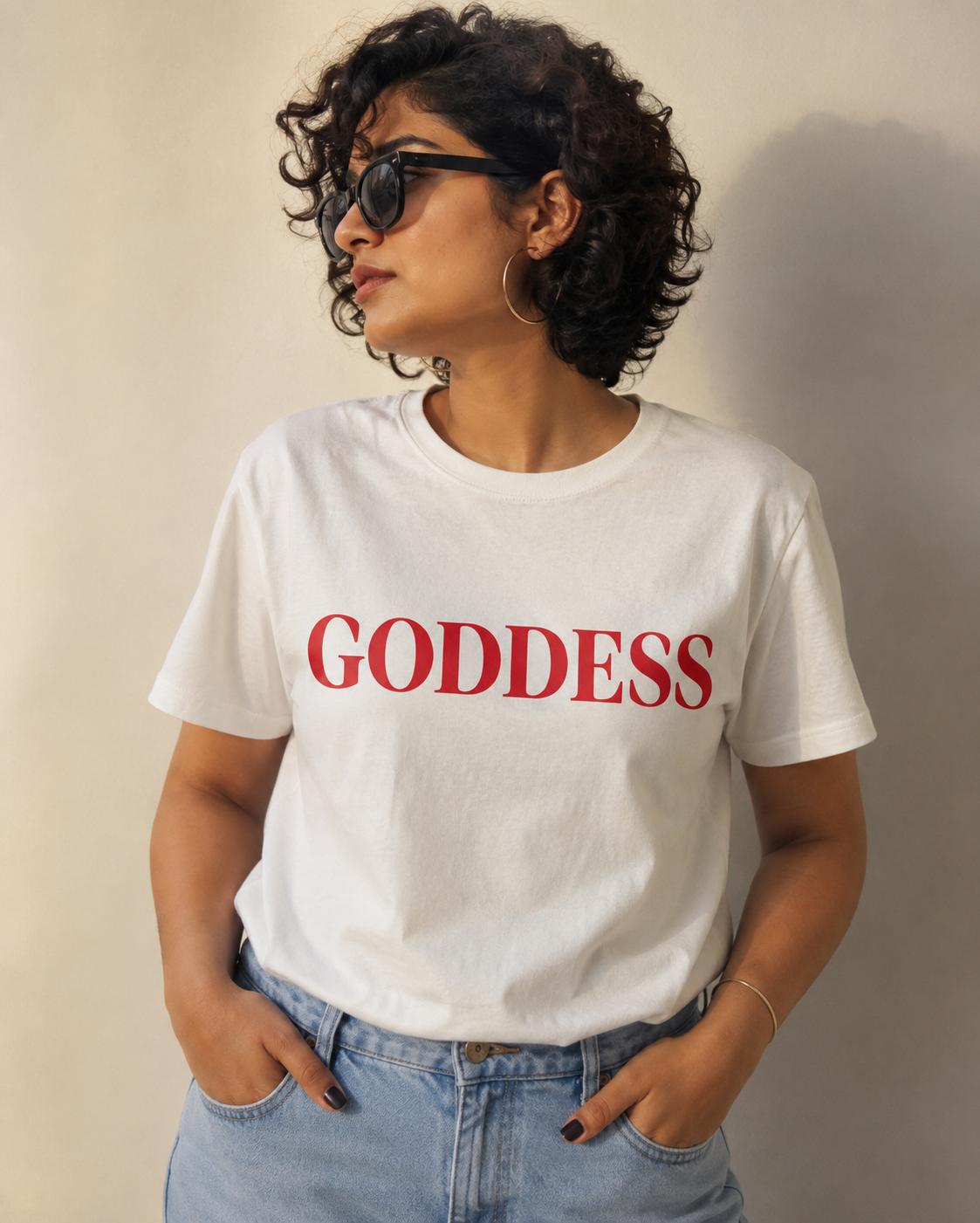 Goddess Women’s Bold T-Shirt | Empowering Graphic Tee for Confident Women