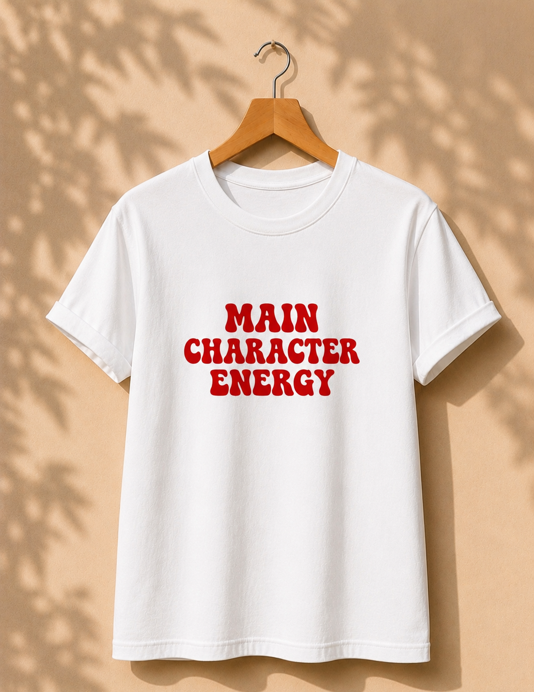 Main Character Energy Women’s Bold T-Shirt | Confidence Graphic Tee for Women